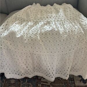 Anthropologie the Somerset maxi skirt eyelet edition